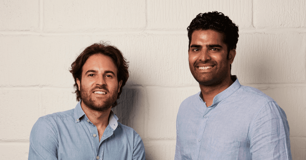 Unibuddy founders, Diego Fanara, CEO, and Kimeshan Naidoo, CTO