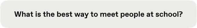 Unibuddy sample message