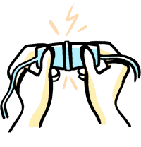 connecting wires icon