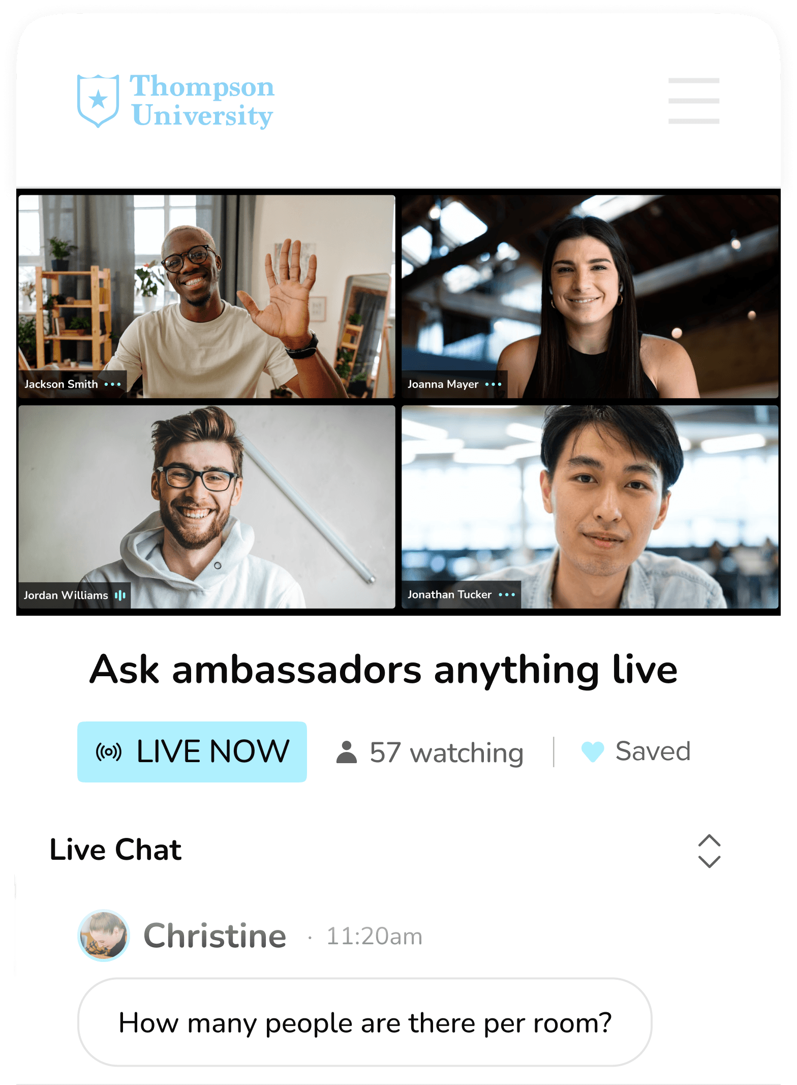 Ambassador live