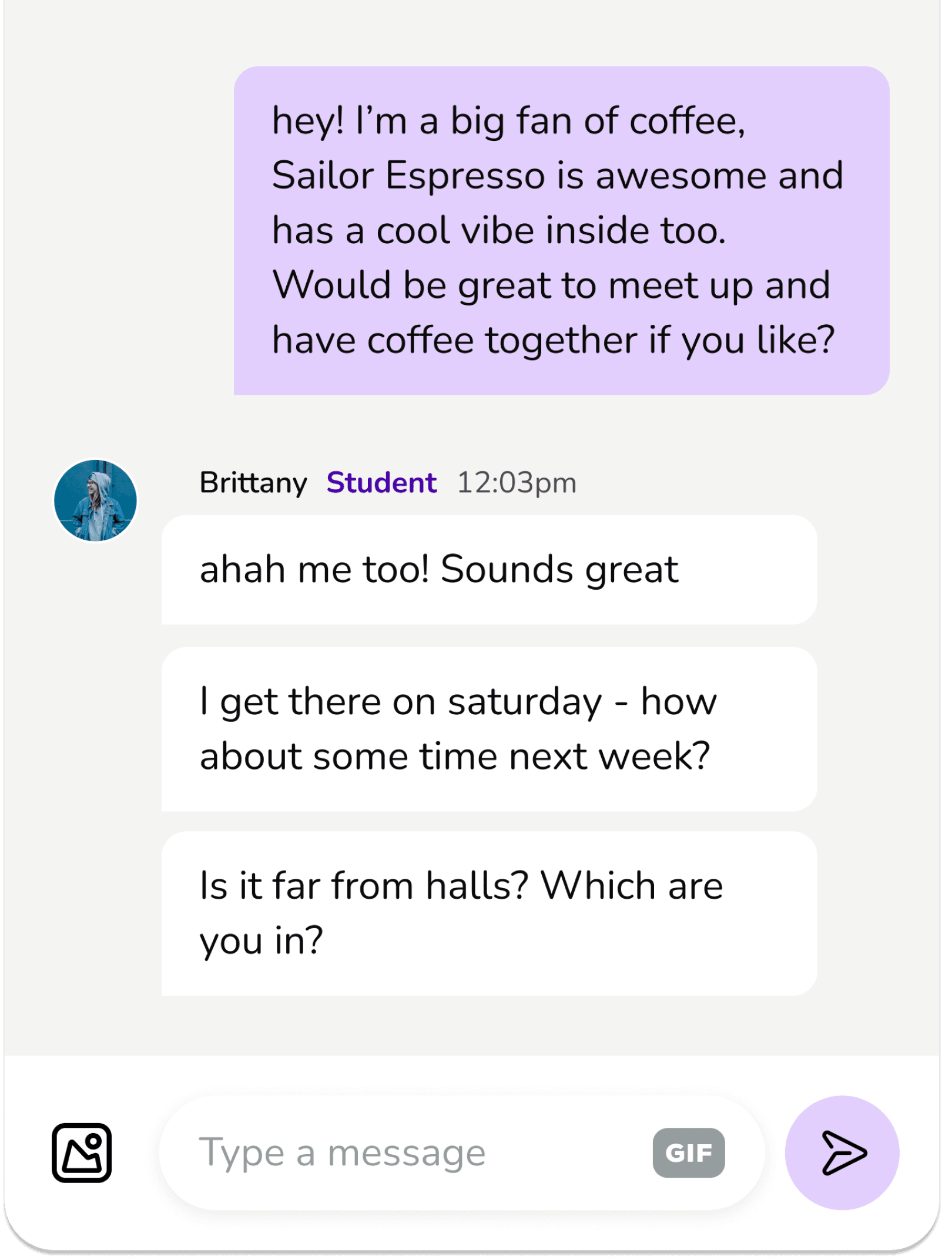 private chat
