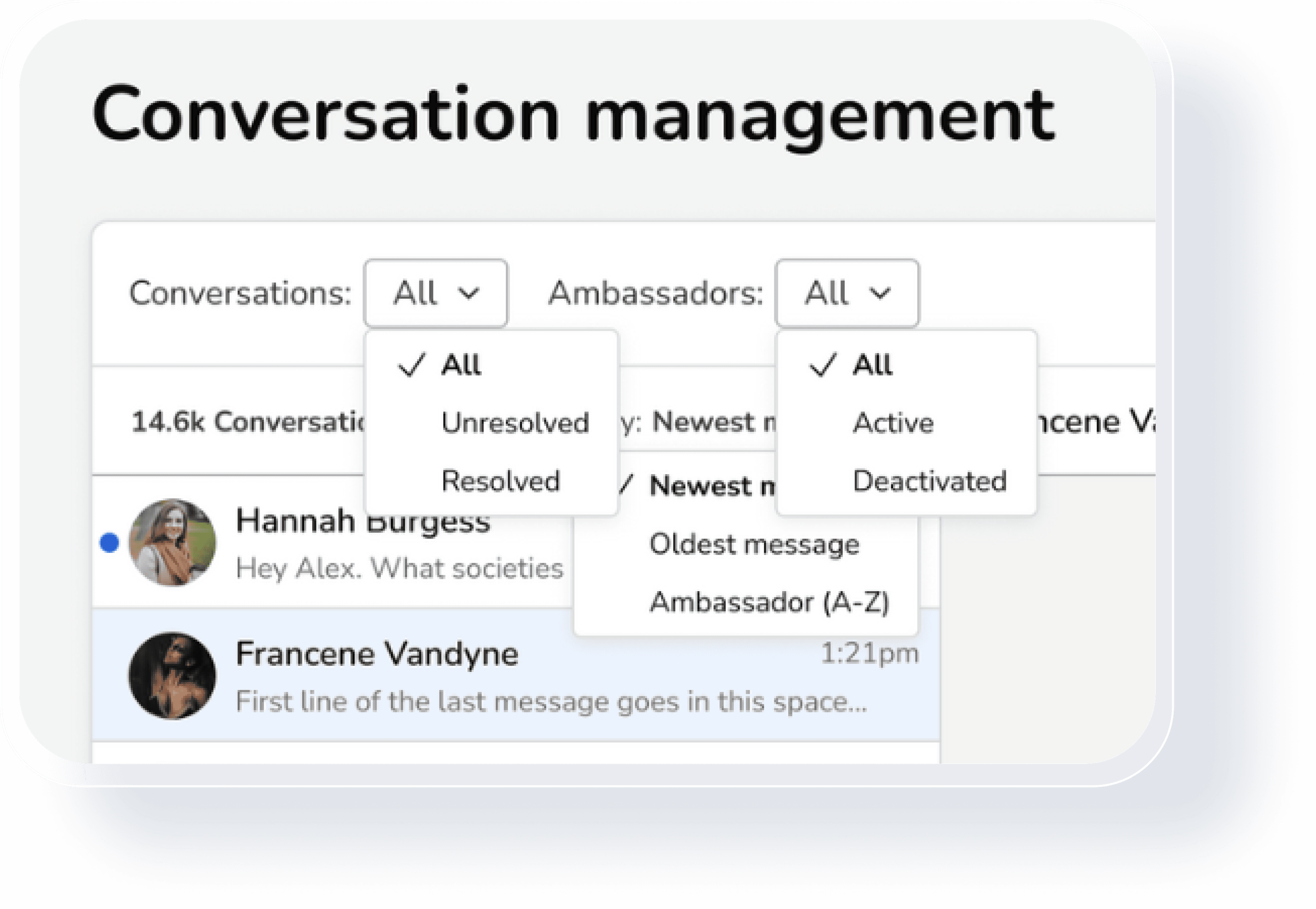 convo management