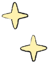 Two yellow stars graphic